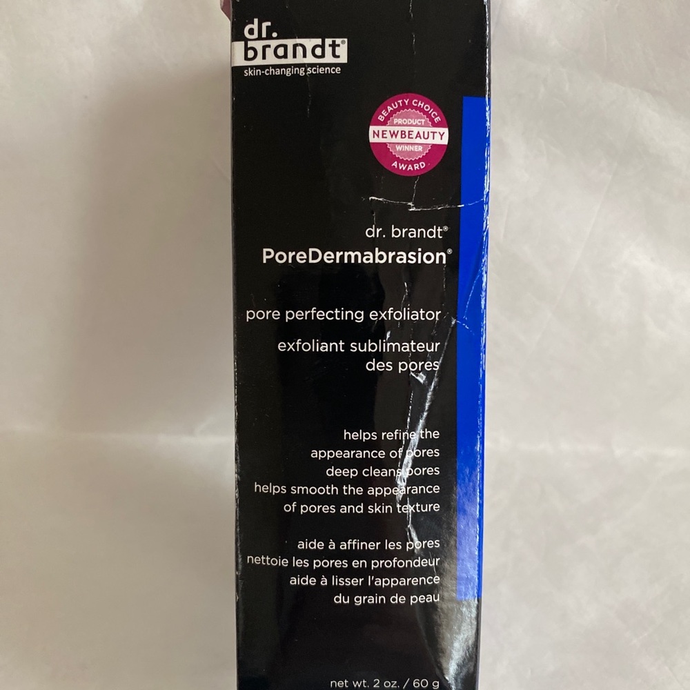DR. BRANDT PoreDermabrasion Pore Perfecting Exfoliator 2oz $58 NIB